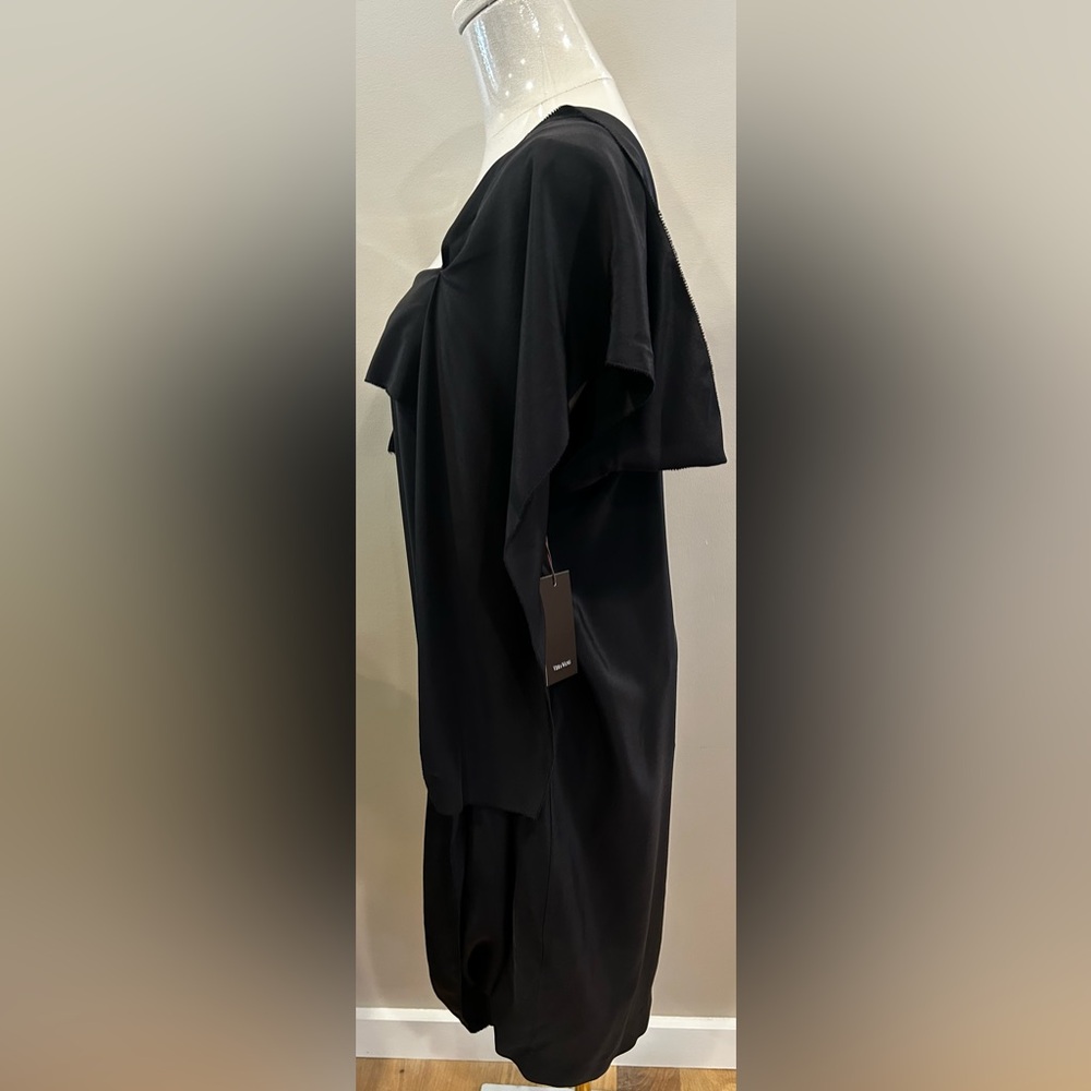 Vera Wang avant garde stretch silk dress - Picture 7 of 11